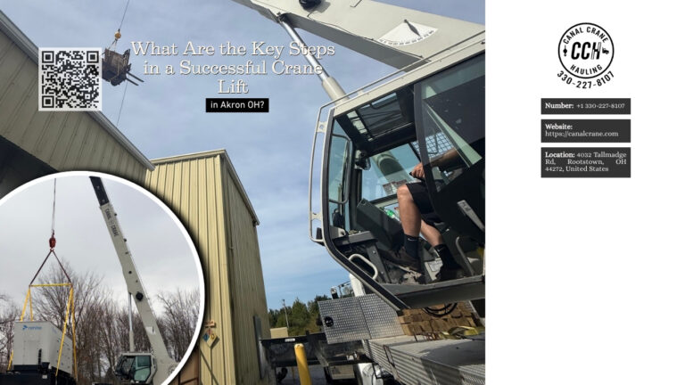 What Are the Key Steps in a Successful Crane Lift in Akron, OH?