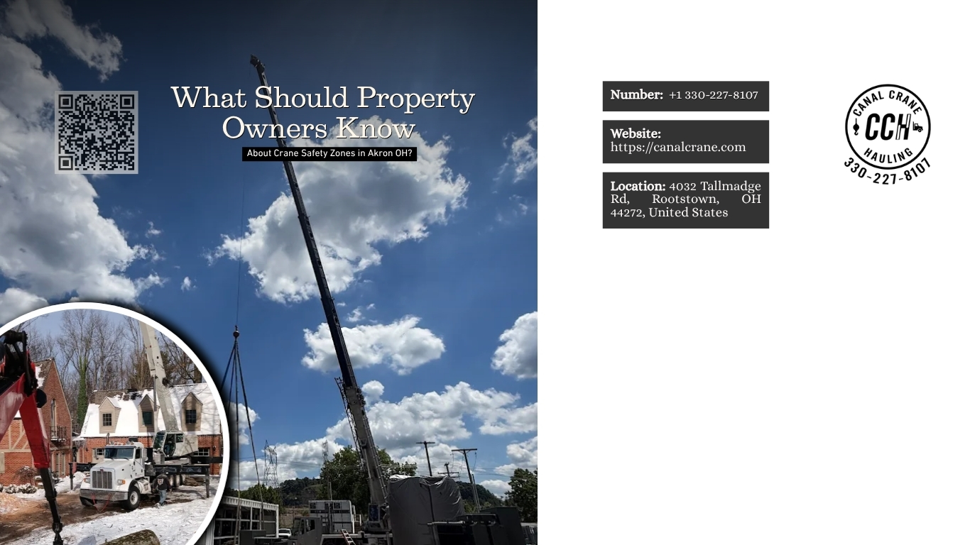 What Should Property Owners Know About Crane Safety Zones in Akron OH?
